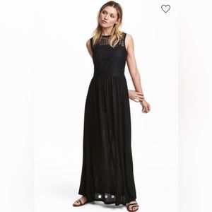 **Never Worn H&M Black Maxi Dress**